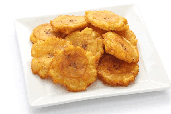 Smashed fried plantains